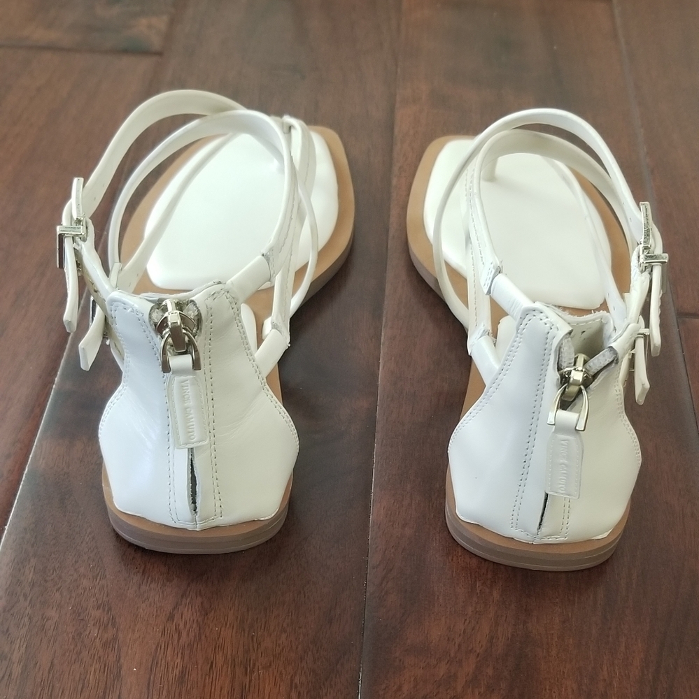 VINCE CAMUTO "Brenndie" Flat Sandal - Size 9 - Warm Vanilla - NWOT - Picture 6 of 8